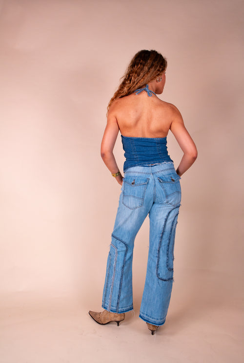 Reworked Denim Jeans