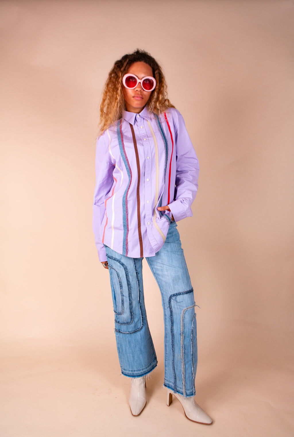 Reworked Denim Jeans