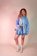 Reworked Retro Sky Blue Shirt