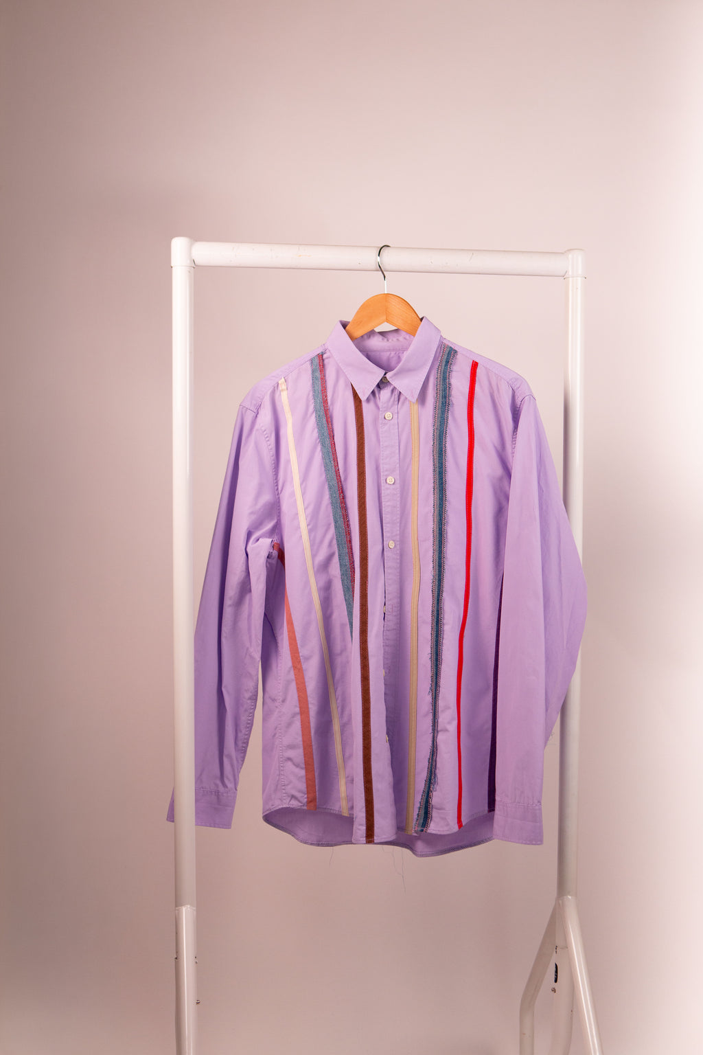 Reworked Retro Lilac Shirt