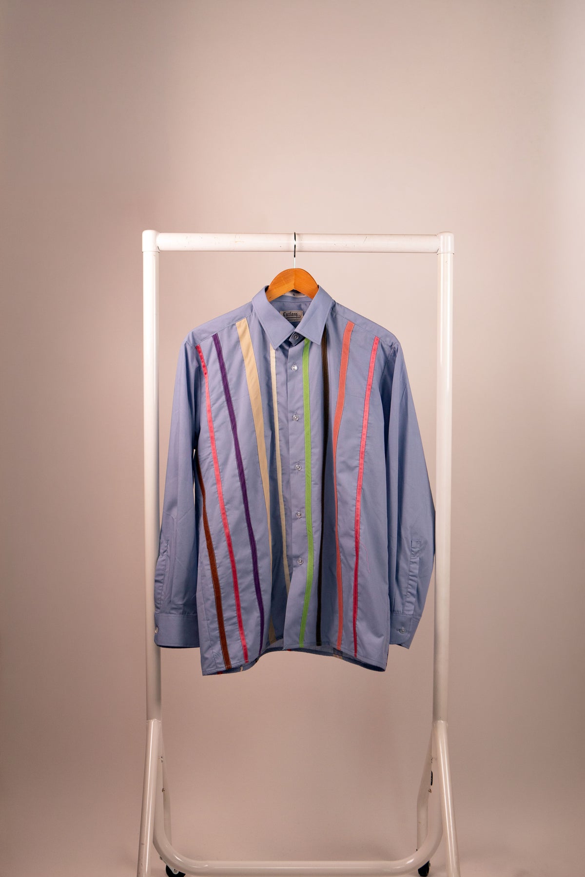 Reworked Retro Sky Blue Shirt